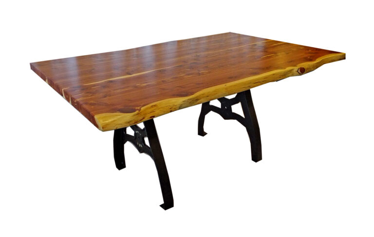 NRF655-TO-RC 5' Red Cedar Top with BHETBL-28 Table Leg Set_2
