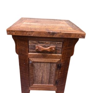 Barnwood 1 Door 1 Drawer Nightstand