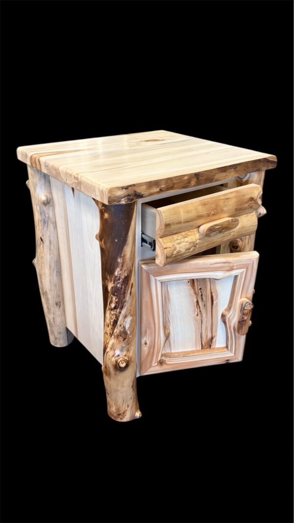 Aspen 1 Door 1 Drawer Nightstand - Image 2