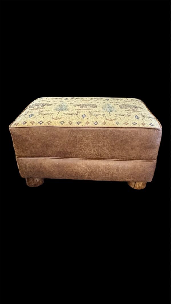 Stationary Log Ottoman - Image 2