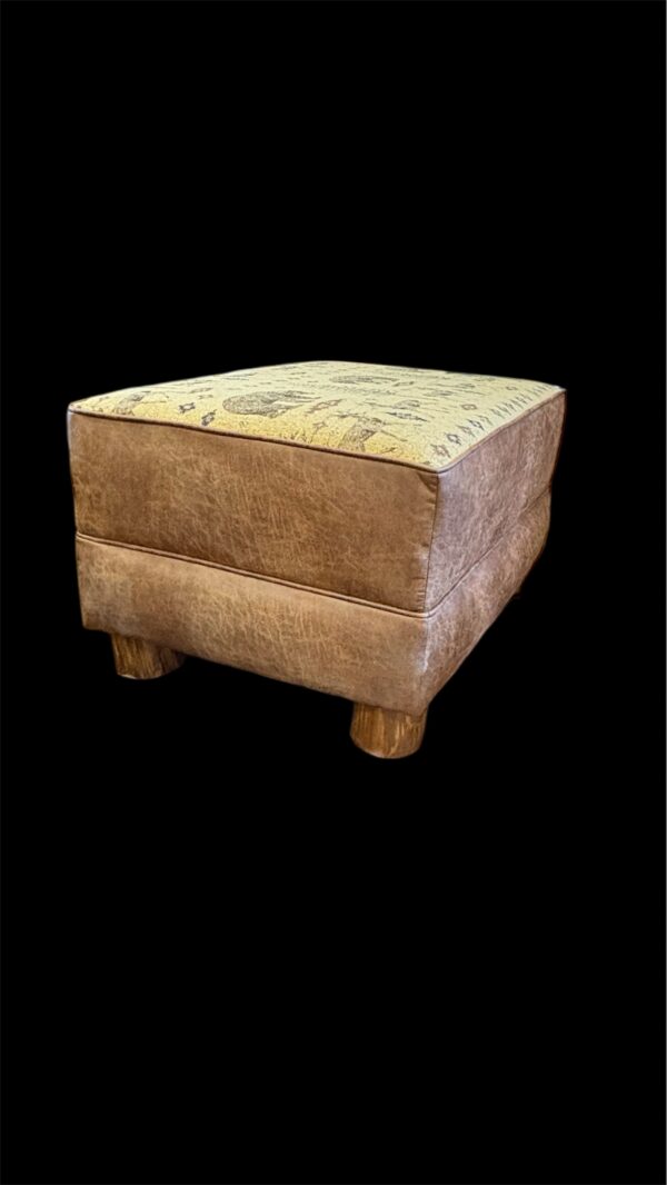 Stationary Log Ottoman - Image 3