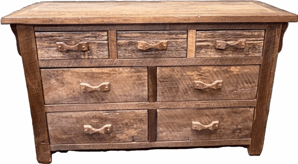 Barnwood 7 Drawer Dresser